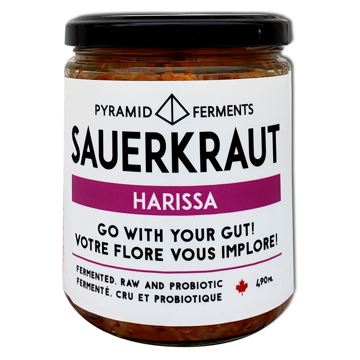 Sauerkraut Harissa Fermented Foods 490mL - Refrigerated