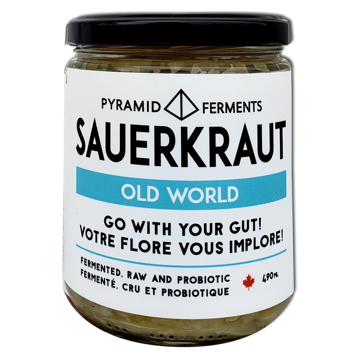 Sauerkraut Old World Fermented Foods 490mL - Refrigerated