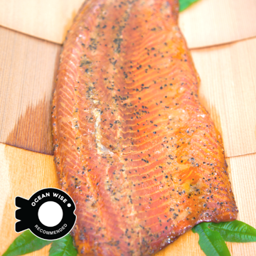 Fish Salmon Hot-Smoked Fillet 12oz piece vacpack (Frozen)
