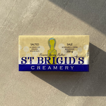 Butter 84% Salted Organic A2 Grass-Fed Jersey 250g each