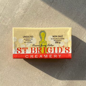 Butter 84% Unsalted Organic A2 Grass-Fed Jersey 250g each