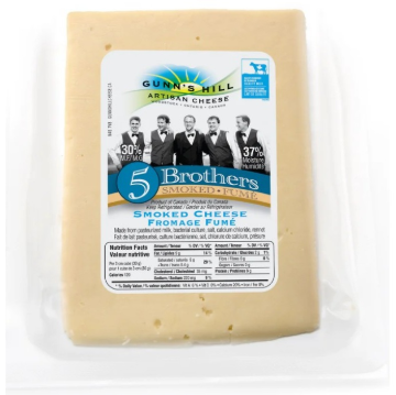 Picture of Cheese "Smoked Five Brothers" Surface Ripened Swiss Style Cow's Milk 170g Wedge CATCH WEIGHT